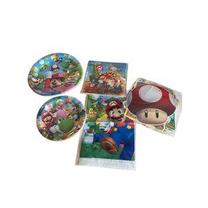 Mario Brothers Birthday Party Set Get Together Video Games Kid‎ Party Nintendo